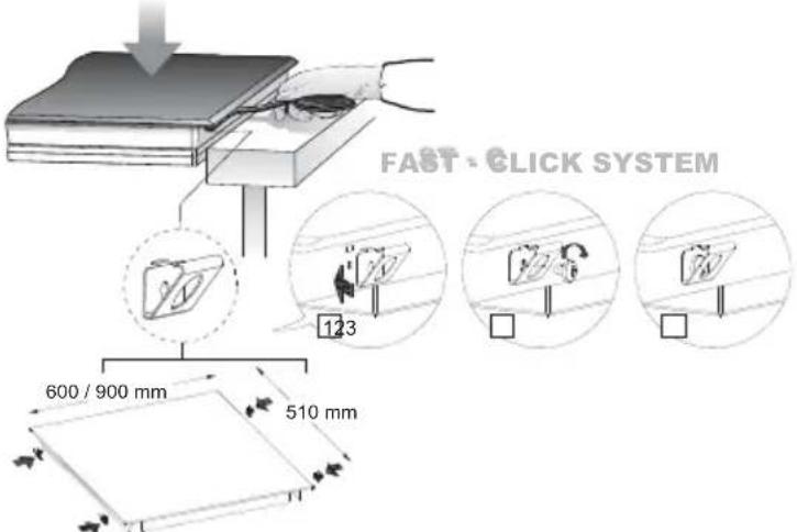 TEKA IBF 95-G1 MST BM - Instalación / Instalação / Installation / Montage / Installation / Kurulum / Montaz / Instalace / Inštalácia / Instalare / Installazione / Installatie Eşkataśtaση / Монтаж / Beszerelés / Установка / Установка / Installation / Installasjon / Montering / Asennus / Pemasangan / مقدمة - 2
