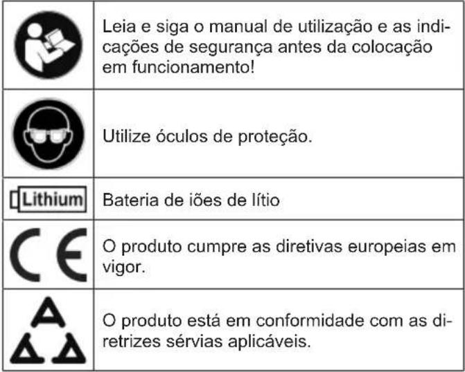 SCHEPPACH C-SEG310-X - Explicação dos símbolos no produto - 1