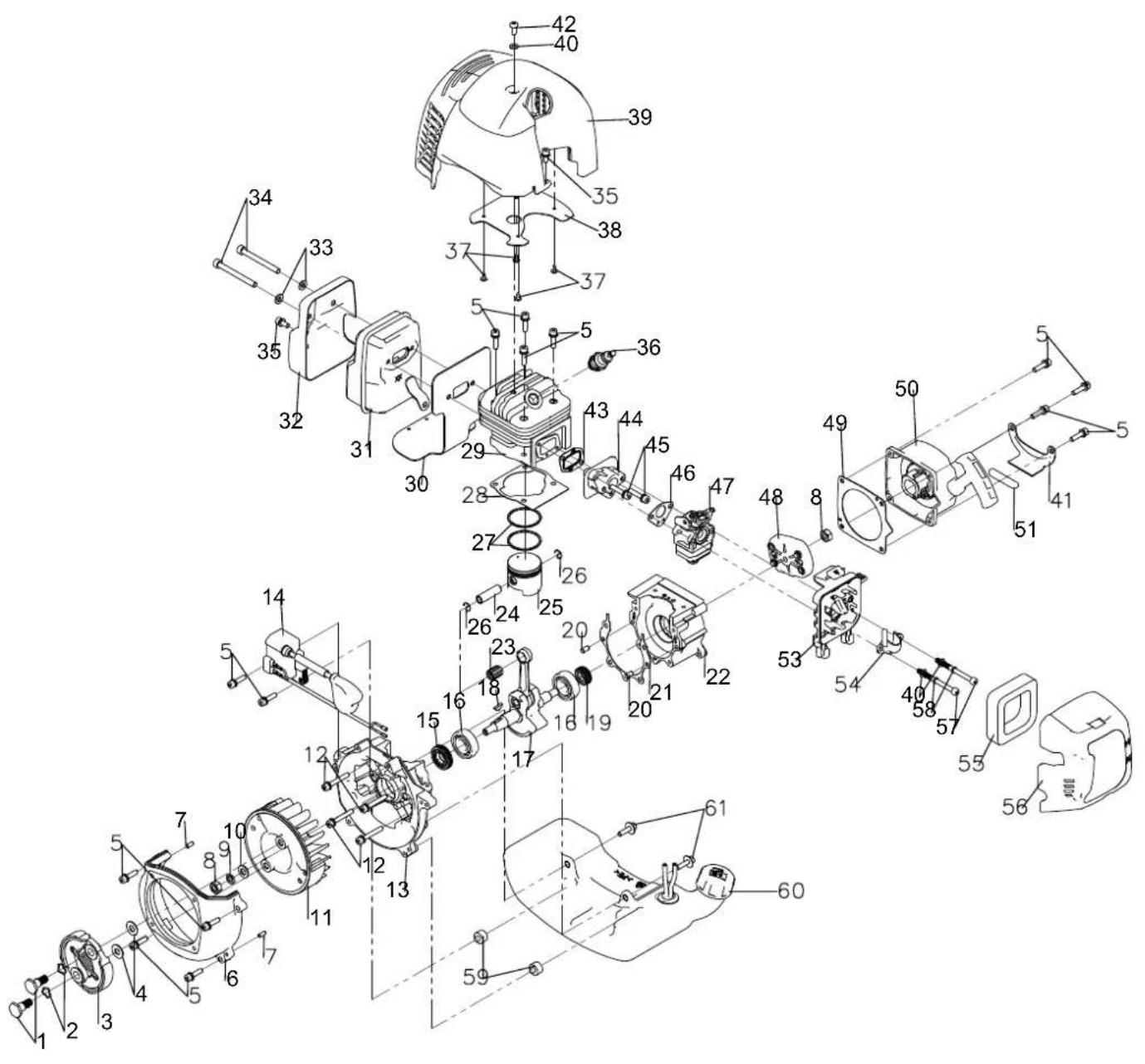 SCHEPPACH MFH5200-4PE - Remarque importante en cas de réparation: - 1