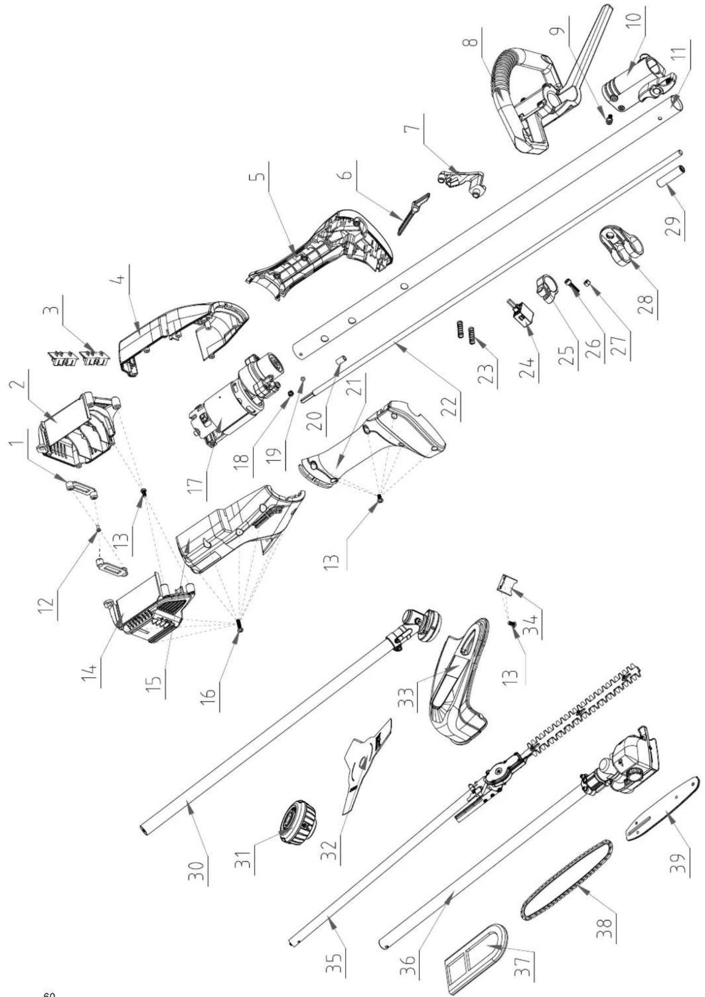 SCHEPPACH MFH380-20Li Dual - Dépannage - 1
