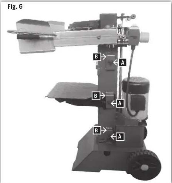 SCHEPPACH hs 800s - Ne jamais lever la machine par le coin de fente ! - 2