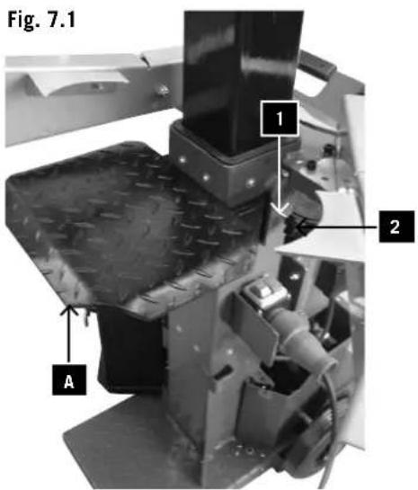 SCHEPPACH hs 1200b - Járókerekek felszerelése, 5. ábra - 1