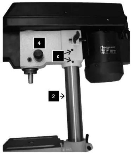 SCHEPPACH dp 13 - Tafel en kolom, afb. 5.2 – 5.3 dp 16 - 1