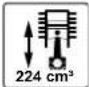 Powertec RPLM224 - Erklärung der Symbole auf dem Gerät - 17