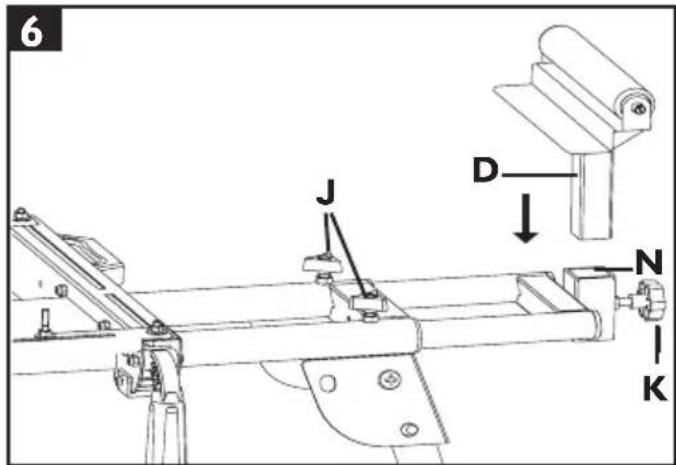 JCB MS-ST - Montage des bras de soutien (Fig. 5) - 1