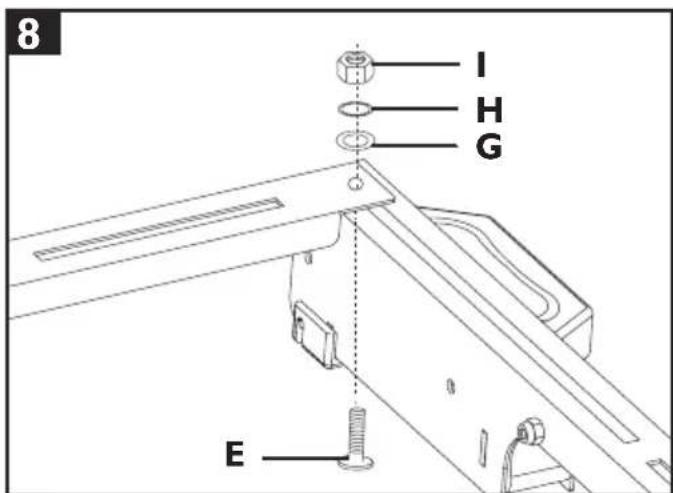 JCB MS-ST - Montaje de los brazos de soporte (Fig. 5) - 4