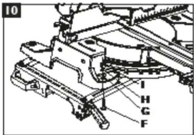 JCB MS-ST - If your machine has different hole spacing for mounting, use the crossbars (C) provided as an adapter as follows: - 2