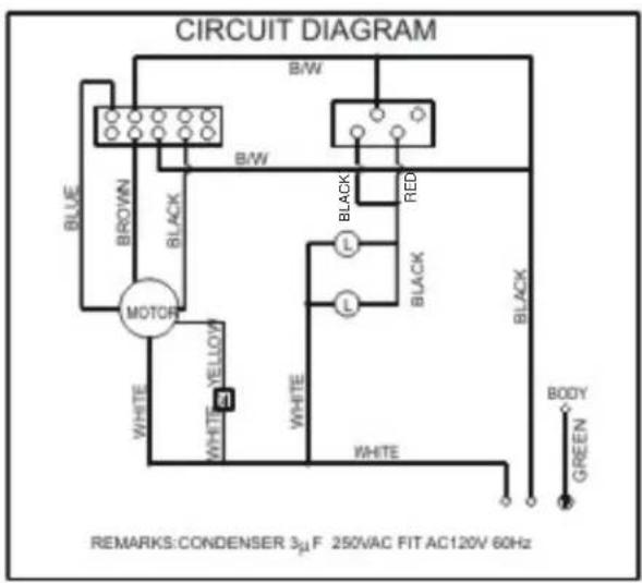 Zephyr Breeze I AK1124BW - REPLACING LIGHT BULBS - 3