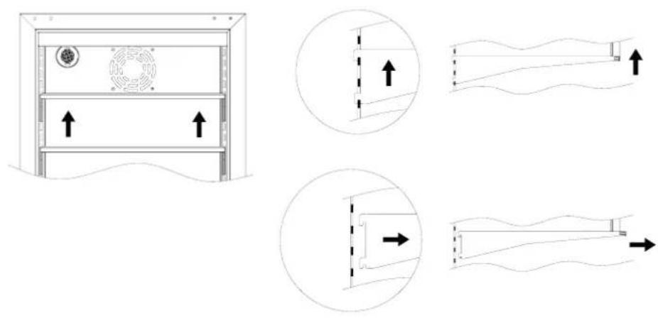 Dacor Modernist DRR24G7400APDA - Adjusting the Glass Shelf - 1