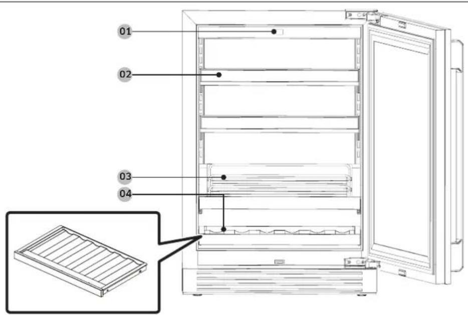 Dacor Modernist DRR24G7400APDA - Elementos incluidos - 1