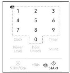 SAMSUNG MS19DG8500SRAC - To cook food - 1