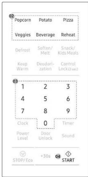 SAMSUNG MS19DG8500MTAC - Sensor Cook - 2