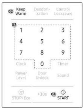 SAMSUNG MS19DG8500MTAC - Keep Warm - 1
