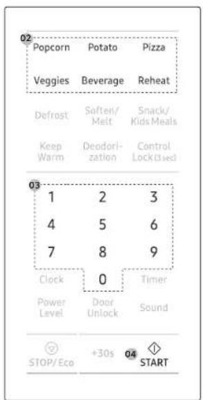 SAMSUNG MS19DG8500MTAC - Sensor Cook (Cocción con sensor) - 2