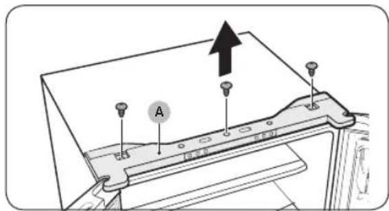 SAMSUNG RF18A5101MT - Detach the fridge doors - 1