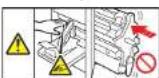 RICOH IM 3500A - Positions of WARNING and CAUTION labels - 9