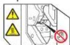 RICOH IM 3500A - Positions of WARNING and CAUTION labels - 7