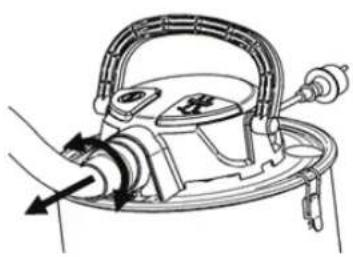 Starmix AV P-15 18V - DAMMSUGNING - ISÄTTNING AV SLANGEN - 1