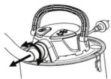 Starmix AV P-15 18V - VACUMING - INSERTING THE HOSE - 2