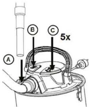 Starmix AV P-15 18V - FILTERABREINIGUNGSSYSTEM - 1
