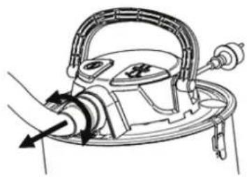 Starmix AV P-15 18V - SAUGEN - EINSETZEN DES SCHLAUCHS - 1