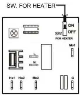 Starmix XT 1001 M - Heater Element Switch ON / OFF - 1
