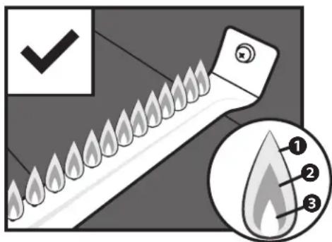 Blackstone 1923 - BURNER FLAME PATTERN - 1