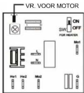 Starmix XT 1001 Mw - De luchtsnelheid instellen - 1