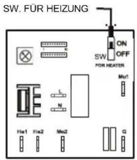 Starmix XT 1001 Mw - Schalter Heizelement ON / OFF - 1