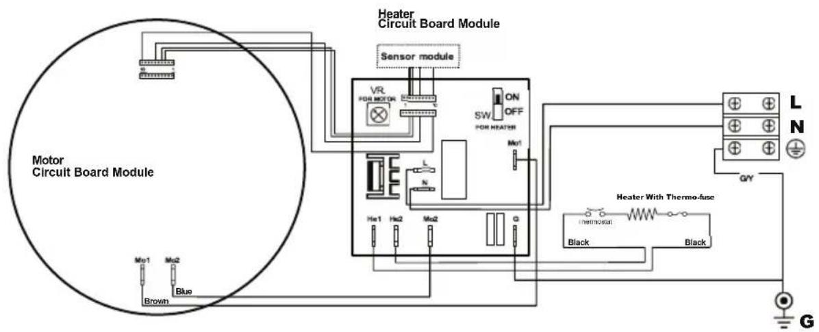 Starmix XT 1001 Mw - Circuit Diagram - 1