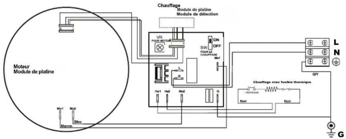 Starmix XT 1001 Mw - Schéma électrique - 1