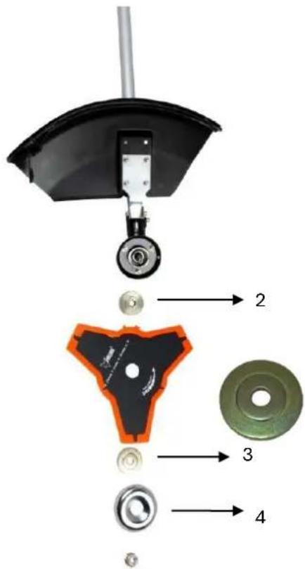 Fuxtec FX-4MS142LF - Passaggi: - 1