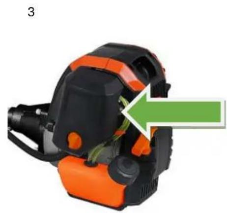 Fuxtec FX-4MS142LF - Ölstand überprüfen. - 6