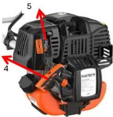 Fuxtec FX-4MS142LF - Avviamento a freddo - 2
