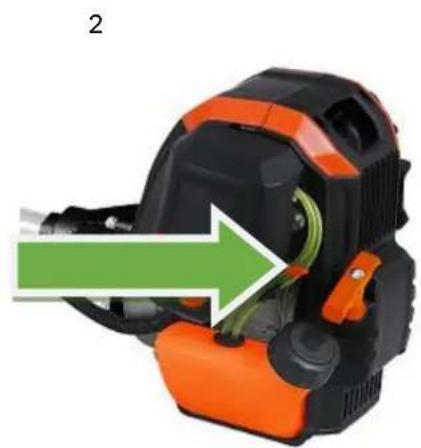 Fuxtec FX-4MS142LF - Ölstand überprüfen. - 5