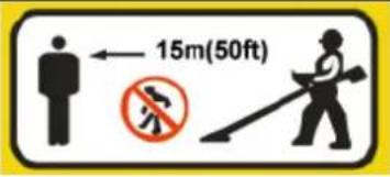Fuxtec FX-4MS142LF - Symbols on the machine - 7