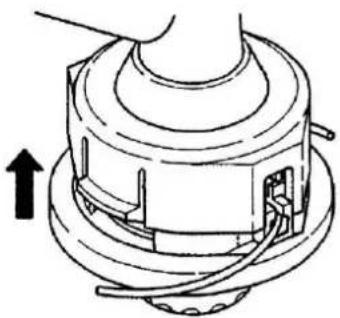 Fuxtec FX-4MS142LF - Replace nylon thread - 5