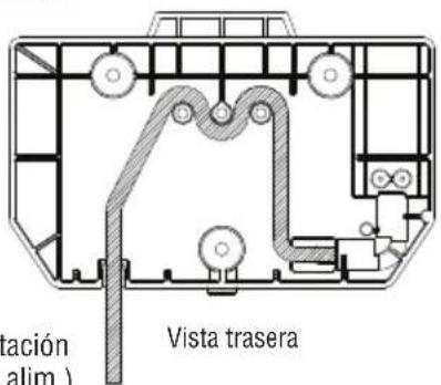 Starmix T-C BL HEPA - Instalación de cable de alimentación &amp; Conexión al bloque de terminal ADVERTENCIA: ASEGÚRESE QUE LA ALIMENTACIÓN NO ESTÉ CONECTADA - 3