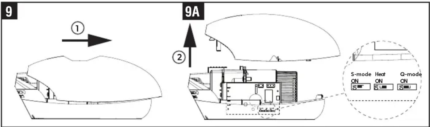 Starmix T-C BL HEPA - Bevestig de primaire eenheid op de wandhouder - 4