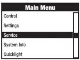 Cameo OTOS L16 - SERVICE MENU (Service) - 1