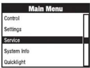 Cameo OTOS L16 - MENU SERVICE (Service) - 1