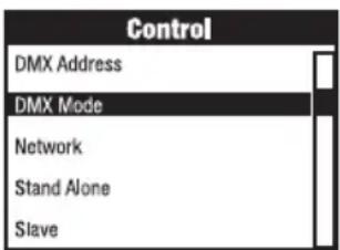 Cameo OTOS L16 - SET DMX MODE (DMX Mode) - 2