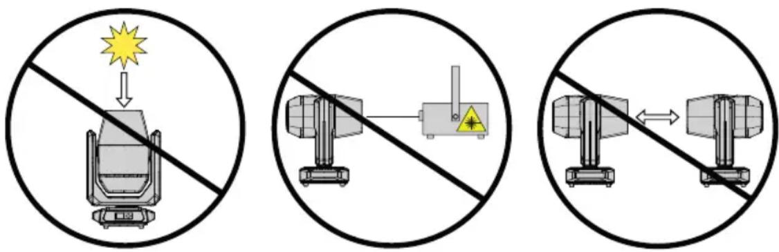 Cameo OTOS L16 - ATTENTION ! DOMMAGES POTENTIELS CAUSÉS PAR DES SOURCES LUMINEUSES EXTERNES - 1