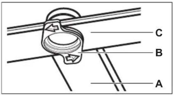 ELECTROLUX GA60SLVCX - Pulizia del braccio di irrorazione a soffitto - 1