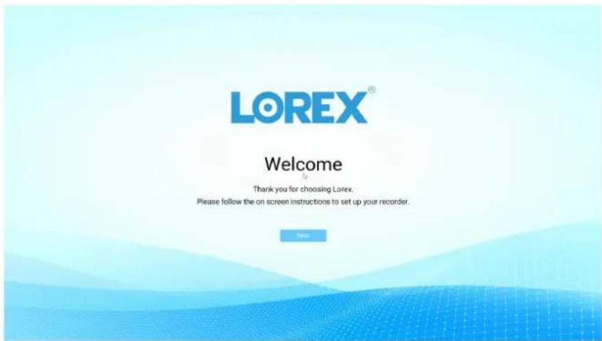 Lorex RN301A - Exécution de la configuration lorex - 1