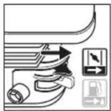 DEWALT DXPW3625 - Move the choke to the OPEN position - 1