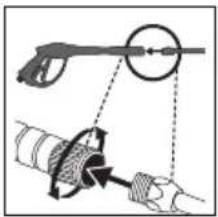 DEWALT DXPW3625 - Connect Spray Wand to Spray Gun - 1