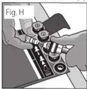 DEWALT DXPW3625 - Changing Nozzles on Spray Wand (Fig. H) - 1