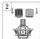 MPM MOD-80 - ASSEMBLY AND USE OF THE VACUUM CLEANER - 2