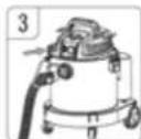 MPM MOD-80 - ASSEMBLY AND USE OF THE VACUUM CLEANER - 3